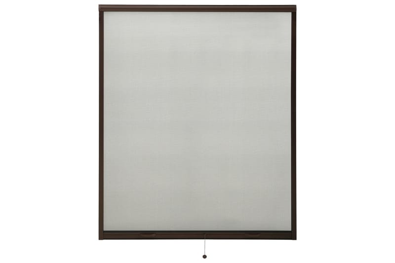 Nedrullbar insektskjerm for vinduer brun 160x170 cm - Brun - Hagemøbler & utemiljø - Hagedekorasjon & utemiljø - Myggnett
