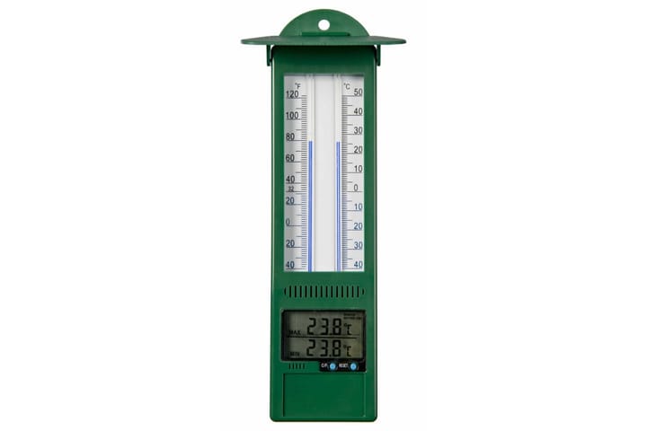 Nature Utendørs digitalt termometer min-maks 9,5x2,5x24 cm - Hagemøbler & utemiljø - Hagedekorasjon & utemiljø - Regn & temperatur - Utetermometer