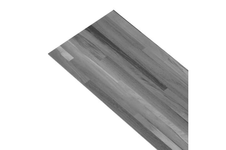 PVC-gulvplanker 5,02 m² 2 mm selvklebende stripet grå - Hagemøbler & utemiljø - Hagedekorasjon & utemiljø - Terrassebord