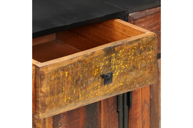 Skjenk gjenvunnet heltre 140x35x76 cm - Hagemøbler & utemiljø - Hagedekorasjon & utemiljø - Terrassebord