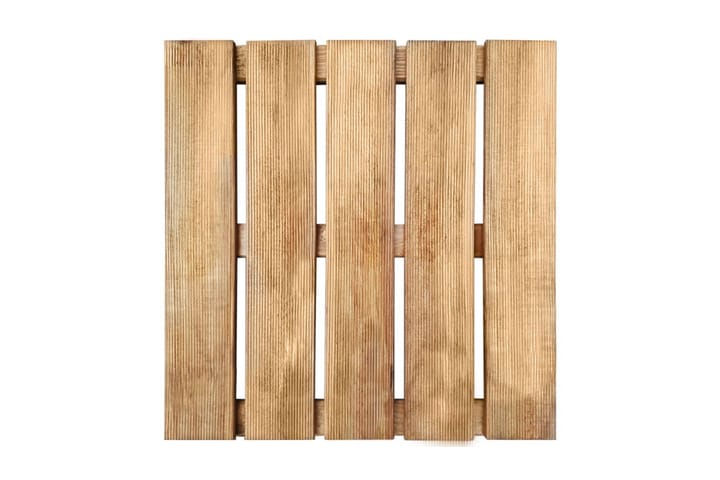 Terrassebord 18 stk 50x50 cm tre brun - Hagemøbler & utemiljø - Hagedekorasjon & utemiljø - Terrassebord