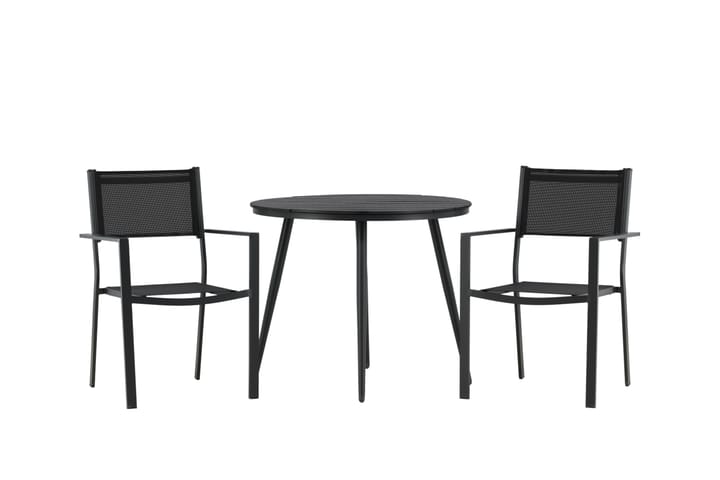 Spisegruppe Break Rund 90 cm + 2 Stol Copacabana - Venture Home - Hagemøbler & utemiljø - Hagegruppe - Cafemøbler & cafesett
