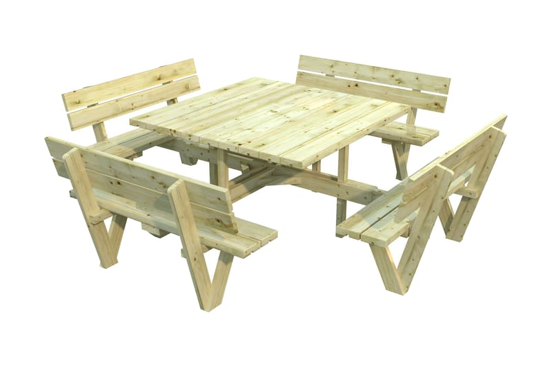 Benkbordsett Arthur 8-seters 260 cm Tre/Grønn - Palmako - Hagemøbler & utemiljø - Hagebord - Spisebord ute