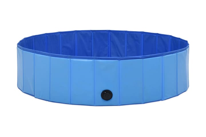 Sammenleggbart hundebasseng blå 120x30 cm PVC - Hagemøbler & utemiljø - Hagegruppe - Spisegrupper hage