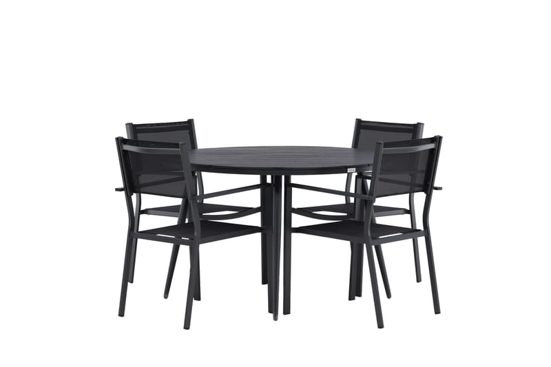 Spisegruppe Break Rund 120 cm + 4 stol Copacabana - Venture Home - Hagemøbler & utemiljø - Hagegruppe - Spisegrupper hage