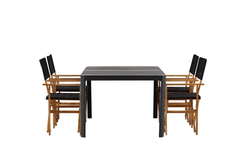 Spisegruppe Togo 150x100 cm + 4 Stol Marion - Venture Home - Hagemøbler & utemiljø - Hagegruppe - Spisegrupper hage