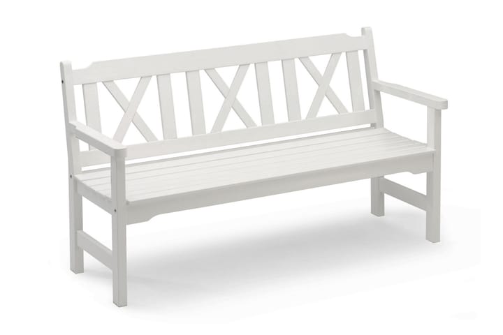 Visby sofa 3-seters hvit - Hvitbeiset furu - Hagemøbler & utemiljø - Stoler & Lenestoler - Utelenestoler
