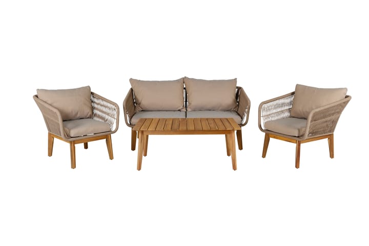 Loungegruppe Chanel Brun - Venture Home - Hagemøbler & utemiljø - Loungemøbler - Loungegrupper