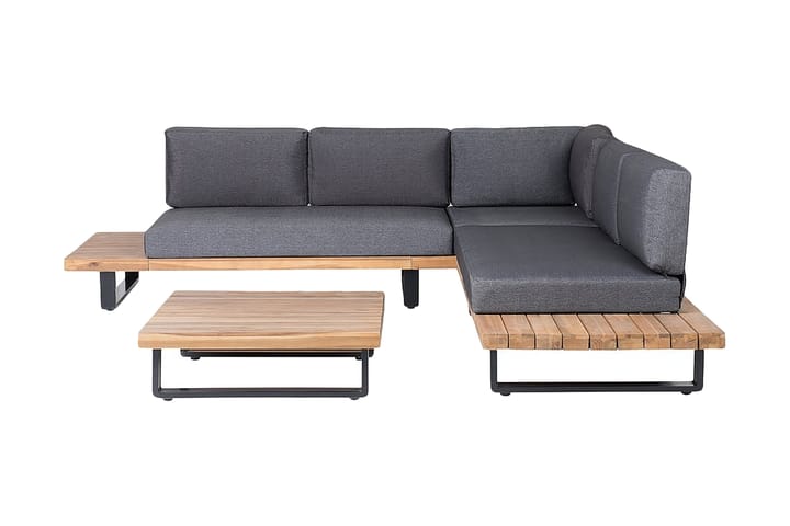 Loungegruppe Mykonos 256 cm - Tre | Natur - Hagemøbler & utemiljø - Loungemøbler - Loungegrupper