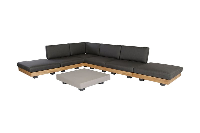 Sofagruppe - Brun - Hagemøbler & utemiljø - Loungemøbler - Loungegrupper