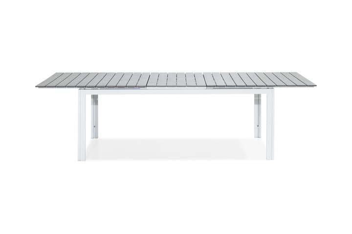 Spisebord Tunis Forlengningsbart 220-280x90 cm - Hvit|Grå - Hagemøbler - Hagebord - Spisebord