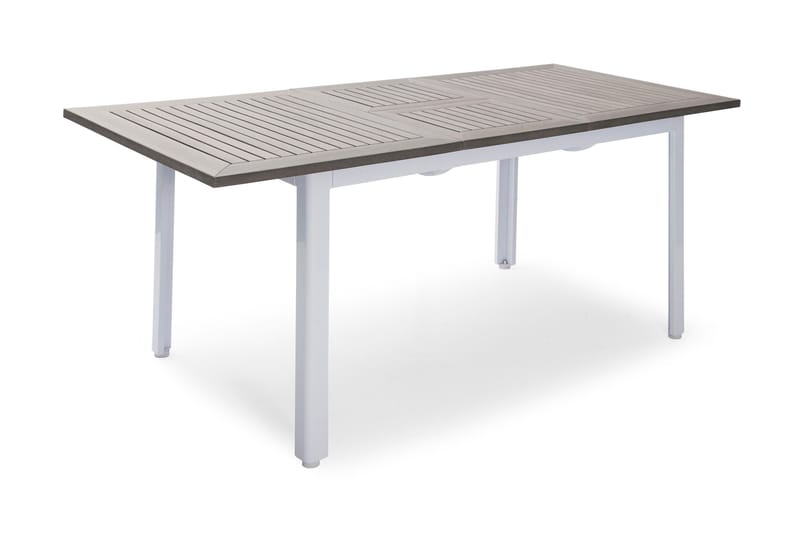 NYDALA BORD 90x150-200 cm - Hvit|grå - Hagemøbler - Hagebord - Spisebord