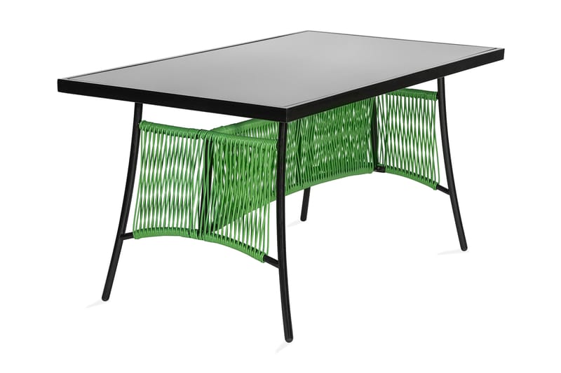 Bord Ribston 140 cm - Grønn - Hagemøbler - Hagebord - Spisebord