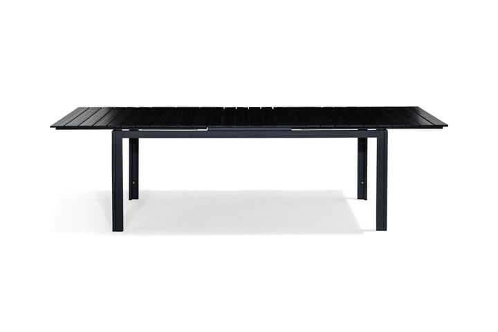 Spisebord Tunis Forlengningsbart 220-280x90 cm - Svart|Svart - Hagemøbler - Hagebord - Spisebord