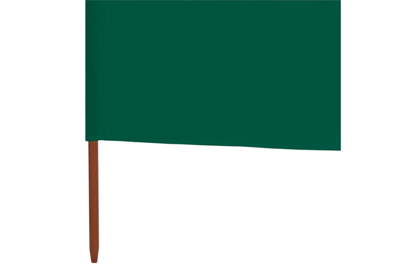 Vindskjerm 9 paneler stoff 1200x120 cm grønn - Grønn - Hagemøbler & utemiljø - Solbeskyttelse - Avskjerming & vindskjerm
