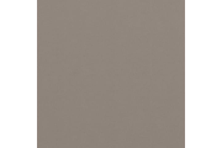 Balkongskjerm gråbrun 75x300 cm oxfordstoff - Taupe - Hagemøbler & utemiljø - Solbeskyttelse - Balkongbeskyttelse