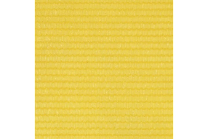 Balkongskjerm gul 120x400 cm HDPE - Gul - Hagemøbler & utemiljø - Solbeskyttelse - Balkongbeskyttelse