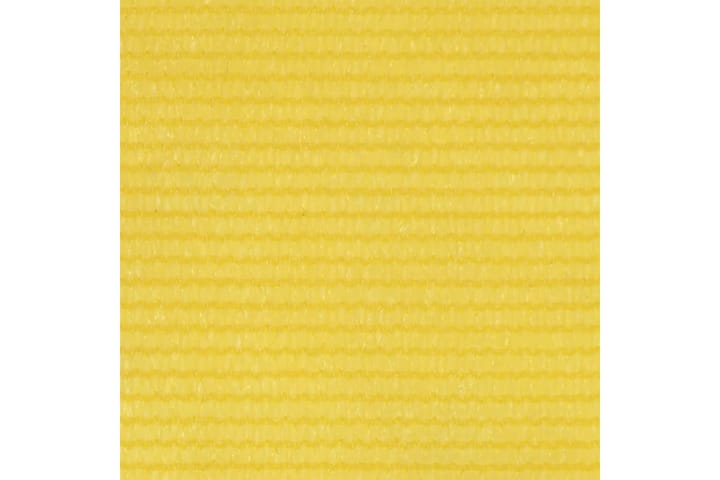Balkongskjerm gul 90x500 cm HDPE - Gul - Hagemøbler & utemiljø - Solbeskyttelse - Balkongbeskyttelse