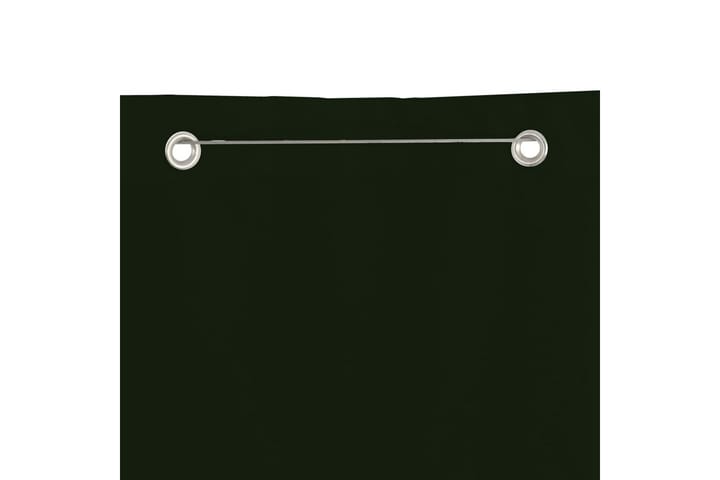 Balkongskjerm mørkegrønn 120x240 cm oxfordstoff - grønn - Hagemøbler & utemiljø - Solbeskyttelse - Balkongbeskyttelse