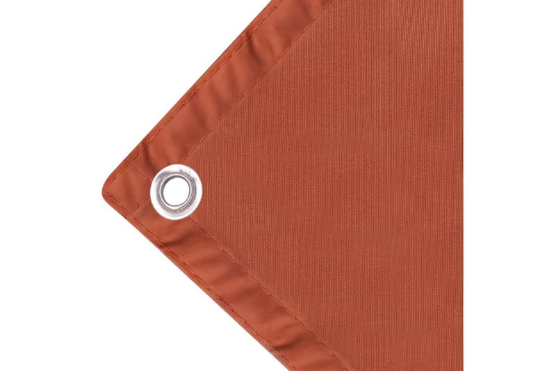Balkongskjerm Oxfordstoff 90x400 cm Terrakotta - Orange - Hagemøbler & utemiljø - Solbeskyttelse - Balkongbeskyttelse