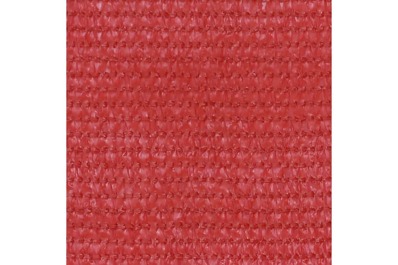 Balkongskjerm rød 120x500 cm HDPE - Rød - Hagemøbler & utemiljø - Solbeskyttelse - Balkongbeskyttelse