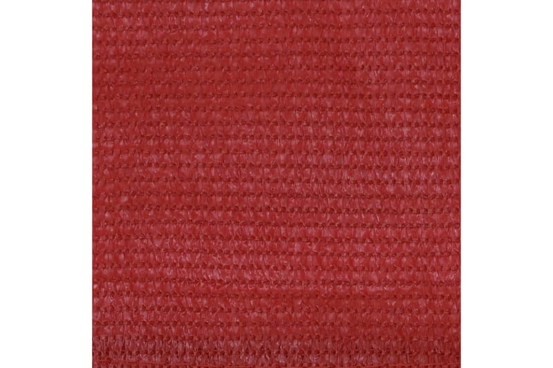Balkongskjerm rød 75x400 cm HDPE - Rød - Hagemøbler & utemiljø - Solbeskyttelse - Balkongbeskyttelse