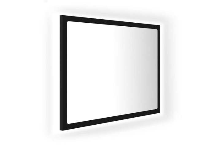 LED Baderomsspeil 60x8,5x37 cm sponplate svart - Svart - Hagemøbler & utemiljø - Solbeskyttelse - Markiser
