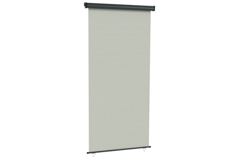 Sidemarkise for balkong 117x250 cm grå - Grå - Hagemøbler & utemiljø - Solbeskyttelse - Markiser