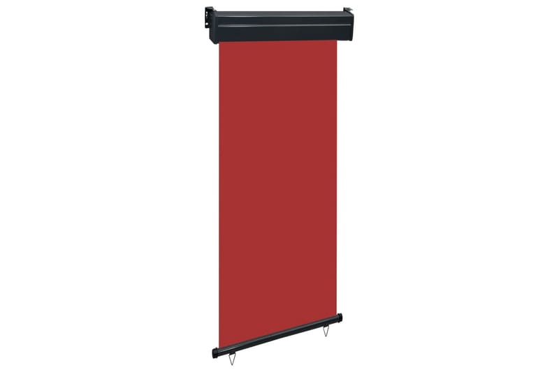 Sidemarkise for balkong 80x250 cm rød - Rød - Hagemøbler & utemiljø - Solbeskyttelse - Markiser