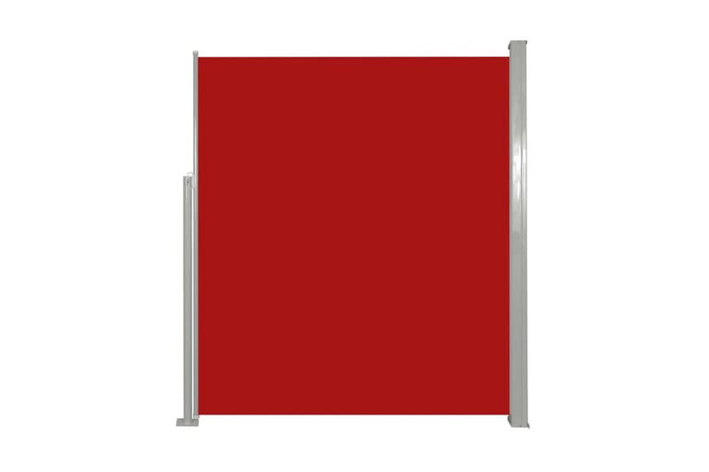 Uteplass Terasse Side Solskjerm 160 x 300 cm - Rød - Rød - Hagemøbler & utemiljø - Solbeskyttelse - Markiser