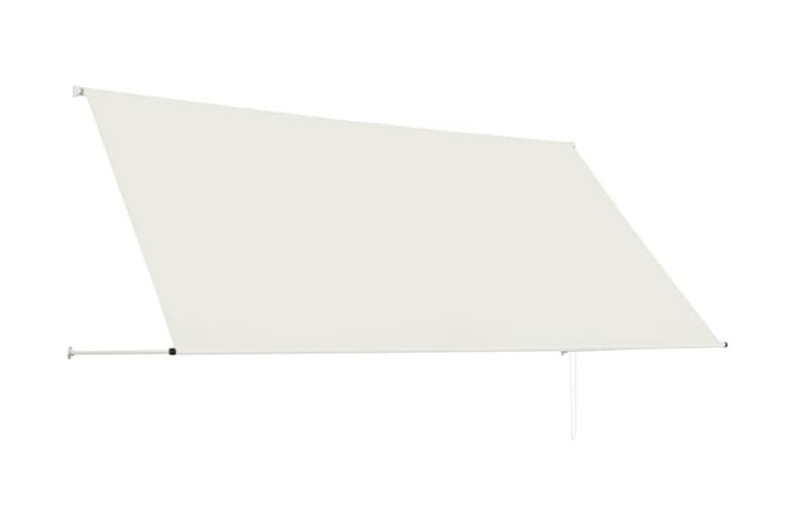 Uttrekkbar markise 300x150 cm kremhvit - Hagemøbler & utemiljø - Solbeskyttelse - Markiser