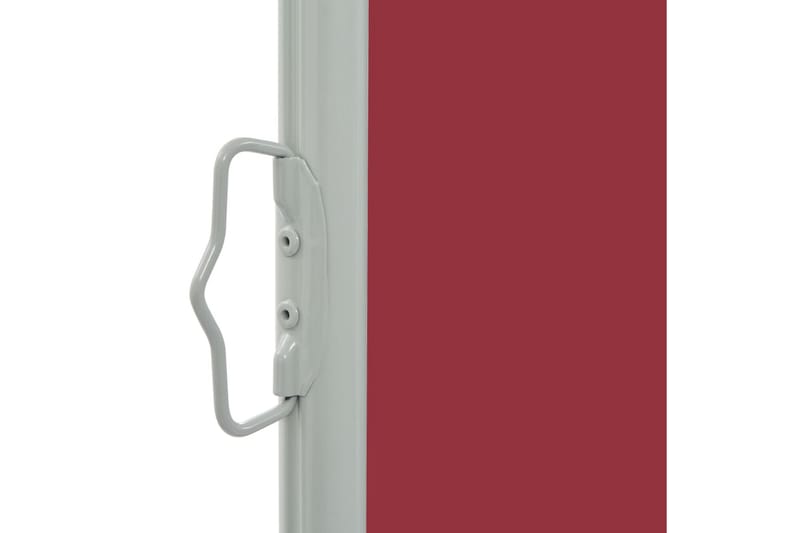 Uttrekkbar sidemarkise 140 x 300 cm rød - Hagemøbler & utemiljø - Solbeskyttelse - Markiser
