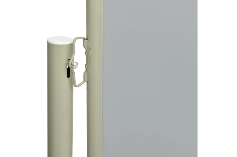 Uttrekkbar sidemarkise 160x300 cm grå - Grå - Hagemøbler & utemiljø - Solbeskyttelse - Markiser