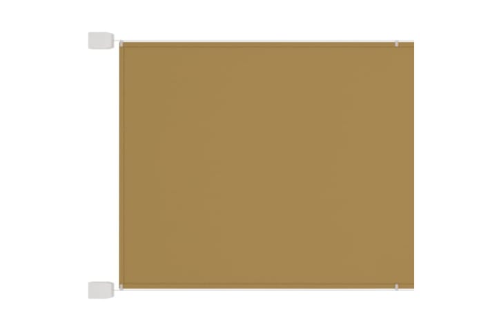 Vertikal markise beige 100x600 cm oxford stoff - Beige - Hagemøbler & utemiljø - Solbeskyttelse - Markiser