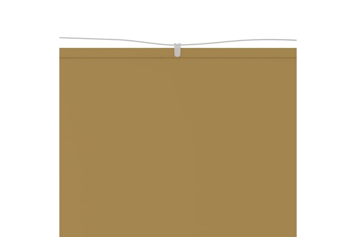 Vertikal markise beige 180x600 cm oxford stoff - Beige - Hagemøbler & utemiljø - Solbeskyttelse - Markiser