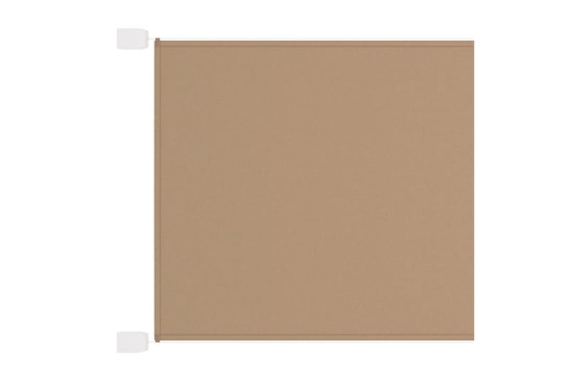 Vertikal markise gråbrun 180x360 cm oxford stoff - Taupe - Hagemøbler & utemiljø - Solbeskyttelse - Markiser