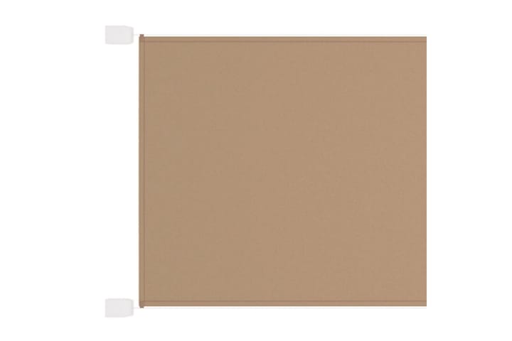 Vertikal markise gråbrun 180x420 cm oxford stoff - Taupe - Hagemøbler & utemiljø - Solbeskyttelse - Markiser
