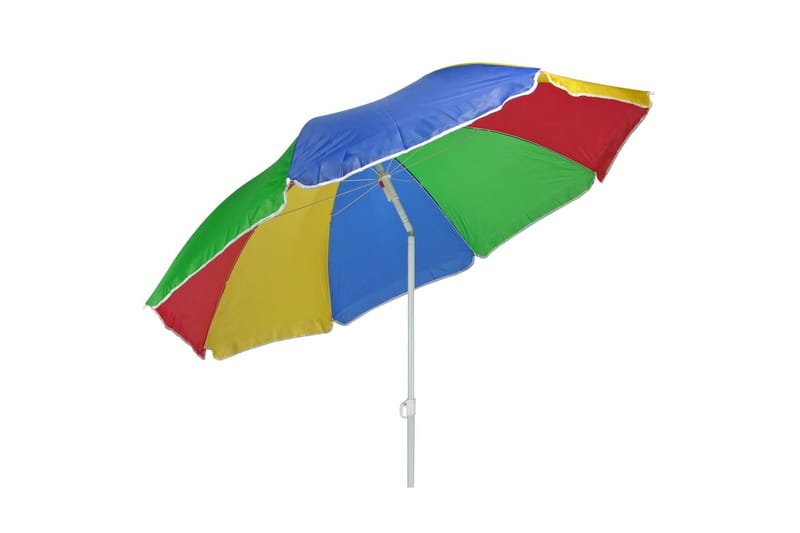 HI Strandparasoll 150 cm flerfarget - Hagemøbler & utemiljø - Solbeskyttelse - Parasoller - Strandparasoll