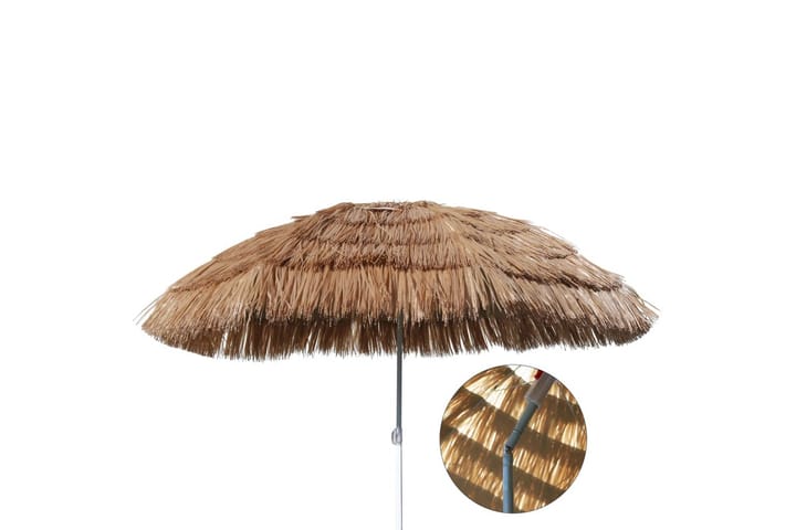 HI Strandparasoll HawaÃ¯ 160 cm beige - Hagemøbler & utemiljø - Solbeskyttelse - Parasoller - Strandparasoll