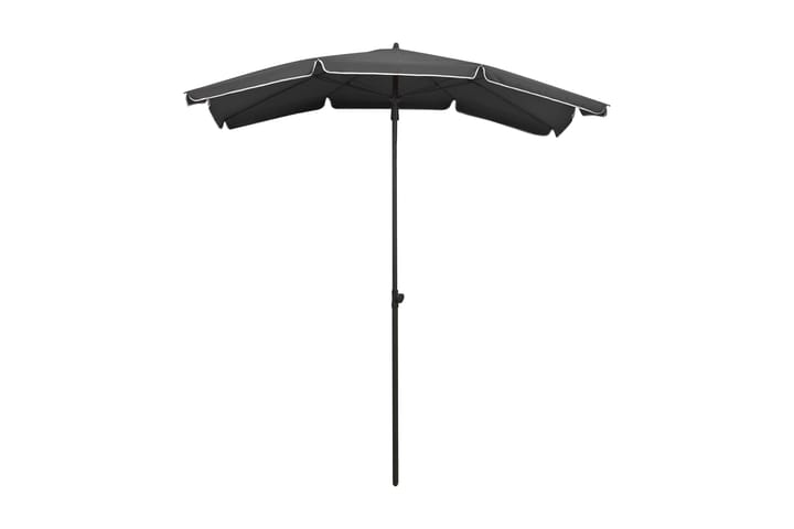 Hageparasoll med stang 200x130 cm antrasitt - Antrasittgrå - Hagemøbler & utemiljø - Solbeskyttelse - Parasoller