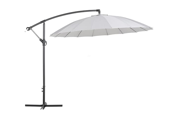 Parasoll Calabria Ii 235 cm - Grå - Hagemøbler & utemiljø - Solbeskyttelse - Parasoller