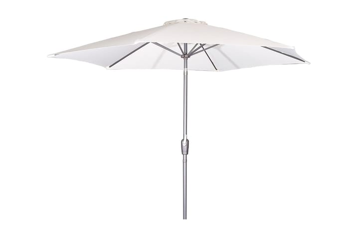 Parasoll Manchester 300 cm - Hvit|Svart - Hagemøbler & utemiljø - Solbeskyttelse - Parasoller