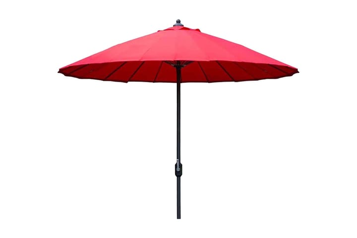Parasoll Manilla 250 cm Svart/Rød - Garden Impressions - Hagemøbler & utemiljø - Solbeskyttelse - Parasoller