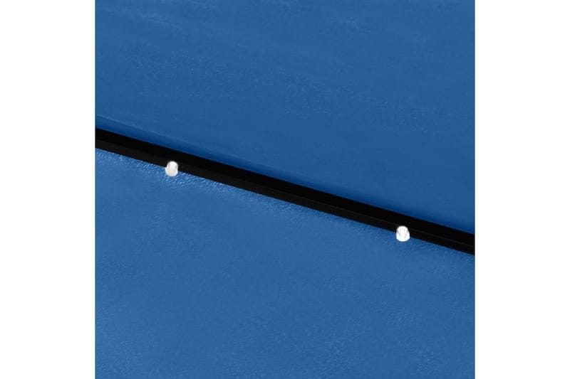Parasoll med lysdioder og stålstang asurblå 2x3 m - Hagemøbler & utemiljø - Solbeskyttelse - Parasoller