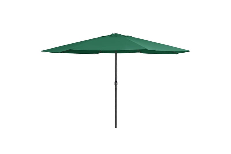 Parasoll med metallstang 400 cm grønn - Grønn - Hagemøbler & utemiljø - Solbeskyttelse - Parasoller