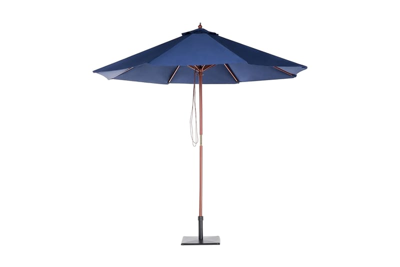 Parasoll Toscana 254 cm - Blå - Hagemøbler & utemiljø - Solbeskyttelse - Parasoller