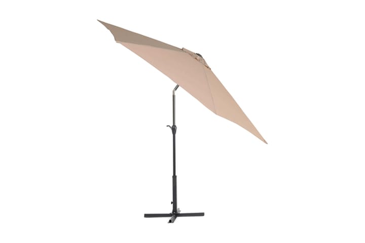 Parasoll Varese 230 cm - Beige - Hagemøbler & utemiljø - Solbeskyttelse - Parasoller