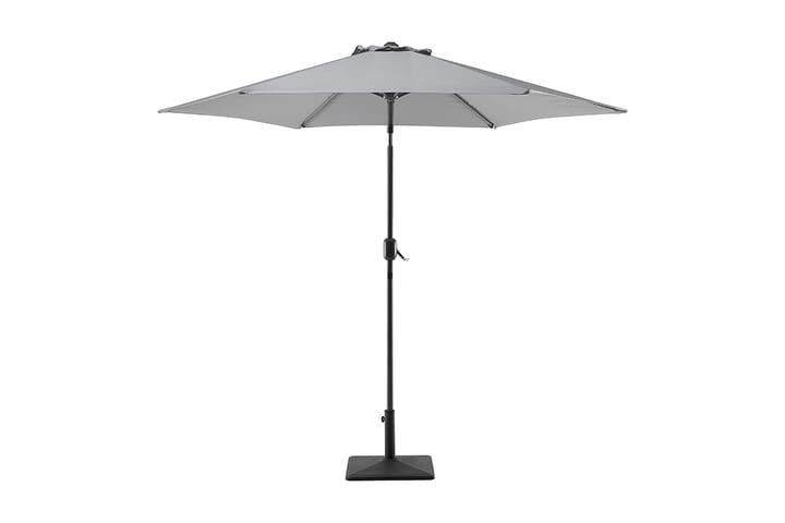 Parasoll Varese 230 cm - Grå - Hagemøbler & utemiljø - Solbeskyttelse - Parasoller