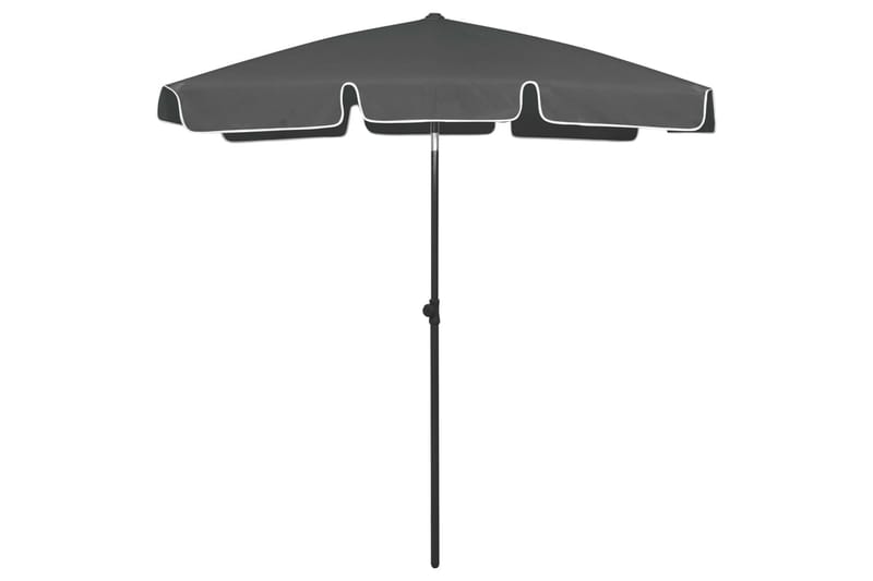 Strandparasoll antrasitt 180x120 cm - Antrasittgrå - Hagemøbler & utemiljø - Solbeskyttelse - Parasoller