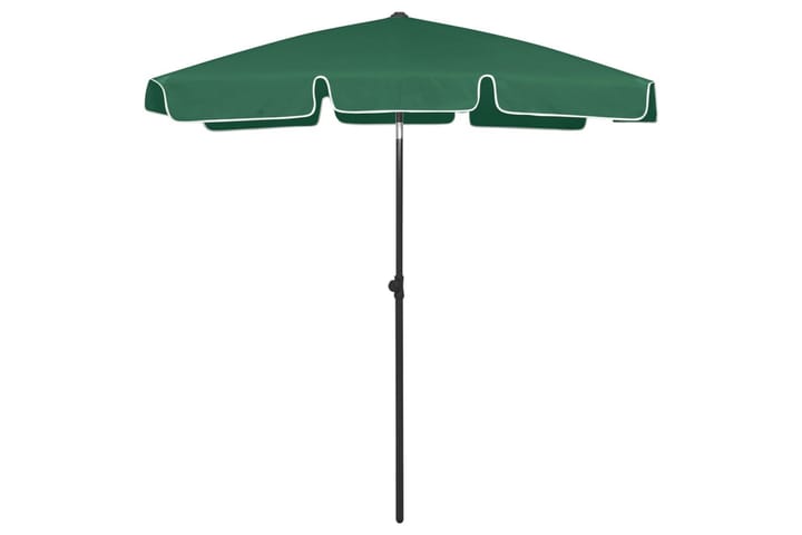 Strandparasoll grønn 180x120 cm - grønn - Hagemøbler & utemiljø - Solbeskyttelse - Parasoller